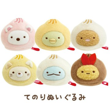 【全館95折】角落生物 包子 手掌娃娃 玩偶 ss號 角落小夥伴 日本正版 該該貝比日本精品