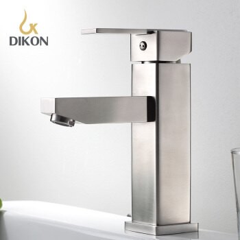 【帝鋼衛浴】304不鏽鋼單柄面盆龍頭 TTB-0108