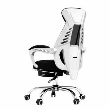 【好氣氛家居】包覆護脊紓壓機能人體工學辦公椅/電腦椅(升降椅 電競椅 主管椅 旋轉椅 午休椅)白色