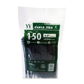 永裕尼龍束帶/黑/長150x3.6mm/100入/包