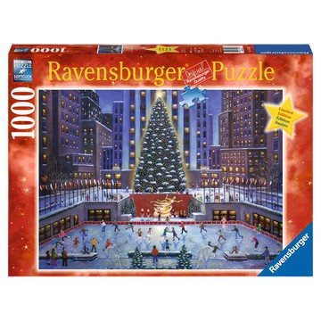 Ravensburger 維寶 紐約聖誕洛克斐勒中心拼圖 1000片  RV19563  1盒