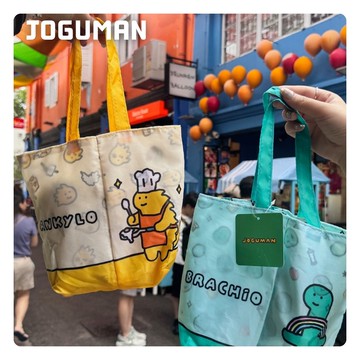 正版JOGUMAN 翻轉魔術雙杯飲料袋 飲料袋 環保袋 提袋 杯袋 袋子 恐龍 韓國文創 Unicorn