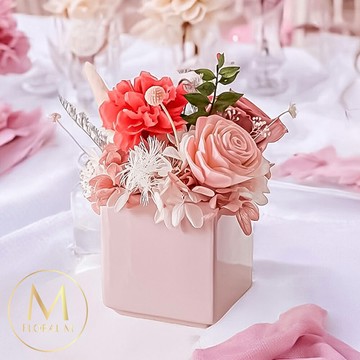 【FLORAL M】Blooming Love蜜桃粉永生花禮
