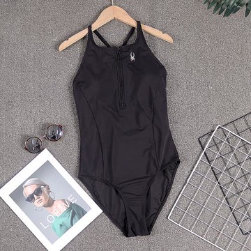 小可折扣  新款連體泳衣女夏季游泳運動訓練競技泳裝錦綸彈力防曬