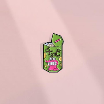 蠟筆小新動畫周邊可愛卡通胸針金屬徽章學生背包筆袋掛件配飾胸章