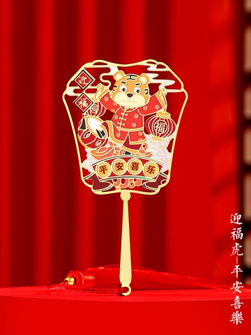2022虎年文創產品中國風金屬書簽禮盒裝 精美古典創意卡通可愛故宮古風禮物學生用公司紀念品小禮品定制刻字