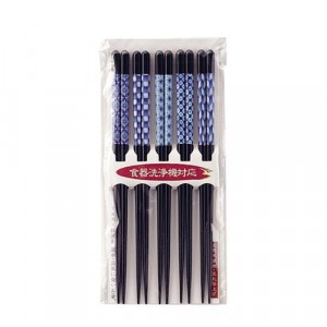 Ishida Chopsticks for Guests, Indigo Blue, Set of 5, 23cm, Dishwasher Safe, 5 Pieces, 67327