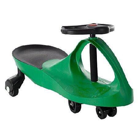 Wiggle Car Ride On Toy No Batteries, Gears or Pedals Twist, Swivel, Go Outdoor Ride Ons for Kids Years and Up by Lil’ Rider (Green)並行輸入品