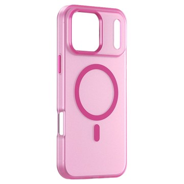 bebehome 磁吸霧面半透明磨砂手機殼  iPhone17 Pro Max  粉色