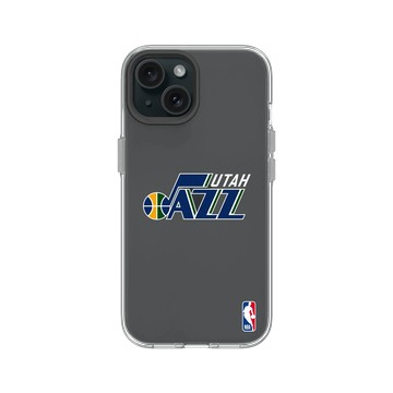 iPhone 15 Clear 透明 - NBA - Logo-猶他爵士 Utah Jazz - Light
