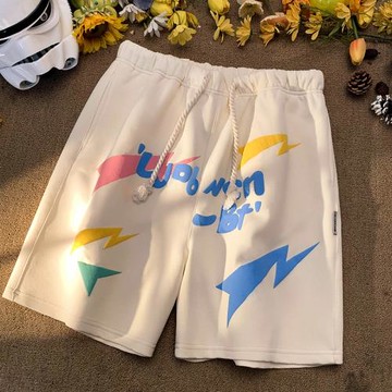 短褲男款夏季薄款五分褲美式高街直筒中褲青少年潮流帥氣運動褲子