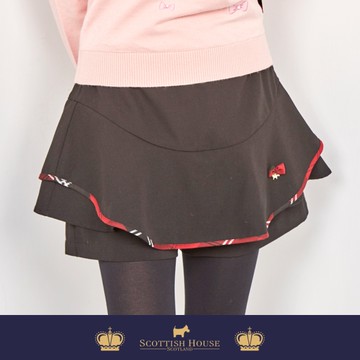 【Scottish House】 素色波浪滾邊褲裙 (CGT12257)