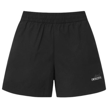 Descente 迪桑特 短褲 女裝 高彈性 黑【運動世界】DS25SSW720199