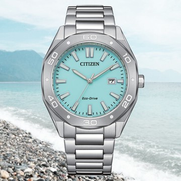 CITIZEN 星辰 GENTS 夜光錶盤 光動能 八角形男腕錶 BM7631-87M