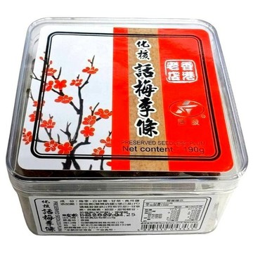 【蝦皮代開電子發票】香港 啟發 化核話梅李條 190g/盒 / 休閒零嘴 / 蜜餞 效期至：2027.05.10