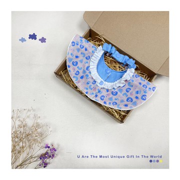 緣型芭蕾小女孩口水巾