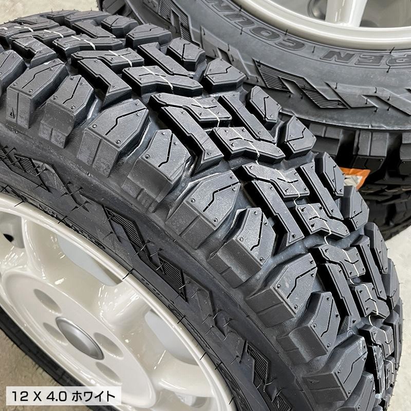 オープンカントリー RT 145/80R12 LT エンケイ サム タフ 12×4.0 ...