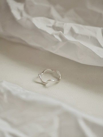 大自然系列 - 漣漪戒指 SV925 不規則