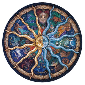 大型拼圖 高難度手工1000片拼圖兒童成年人大型十二星座宮立體模型【MJ7492】