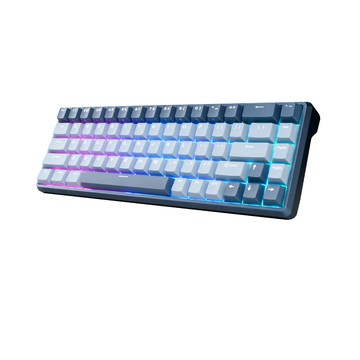i-Rocks K104H RGB 有線 磁軸 機械鍵盤-鈦晶藍