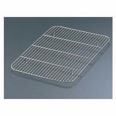 アカオ　アルマイト大型バット用 網（クロムメッキ製） 中