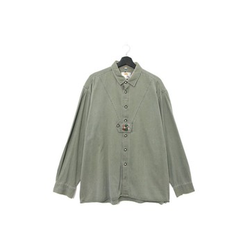 Back to Green- 巴伐利亞歐式襯衫 刺繡 帽子 vintage b-40