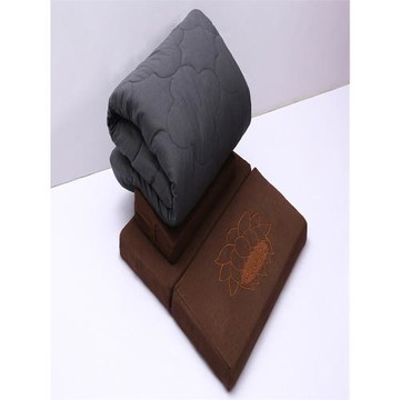 精梳棉被子加厚保暖禪修打坐毛毯被大披肩蓋腿布空調毯禪修居士服