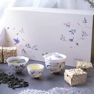 台灣茶禮盒 | 花漾蒔光 | 梨山高山烏龍茶 | 優雅香氣 | 送禮首