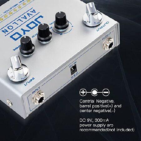 JOYO Compressor Effect Pedal with Precise Compression Knobs Adjusting Independent for Electric Guitar Bass True Bypass (AVALLON R-19)
