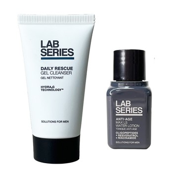 Lab Series 雅男士 活顏修護保濕潔面乳30ml 贈鈦金能量緊緻調理露6ml(2026.05)