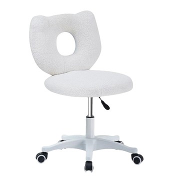 E家工廠 化妝椅 389-HB  白色  1個