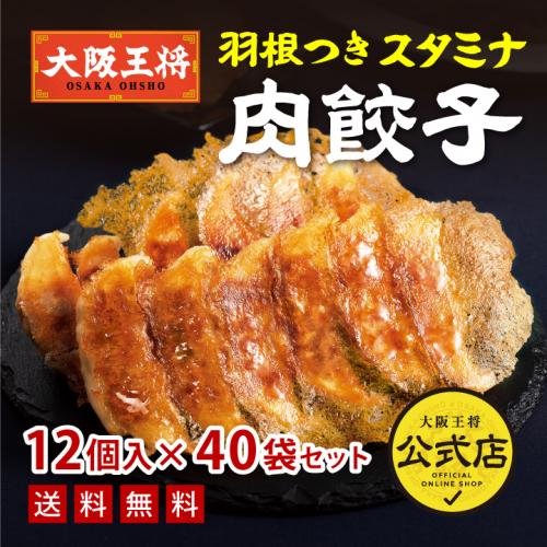 羽根つきスタミナ肉餃子12個入×40袋 20袋×2ケース