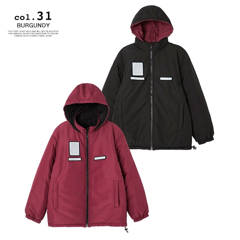 SALE!!】 【 X-girl エックスガール 】 FACE PATCH REVERSIBLE PARKA X