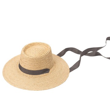 草帽遮陽帽-大帽簷綁帶蝴蝶結沙灘女帽子3色73zr22【獨家進口】【米蘭精品】