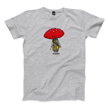 仙菇 - 深麻灰 - 中性版T恤