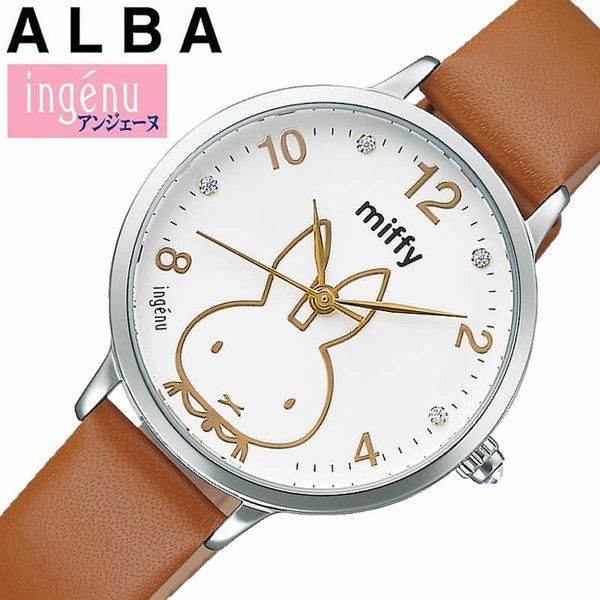 ミッフィー　アンジェーヌ　クォーツ　腕時計 SEIKO《アンジェーヌ》 腕時計×ミッフィーコラボ第2弾 フラワー