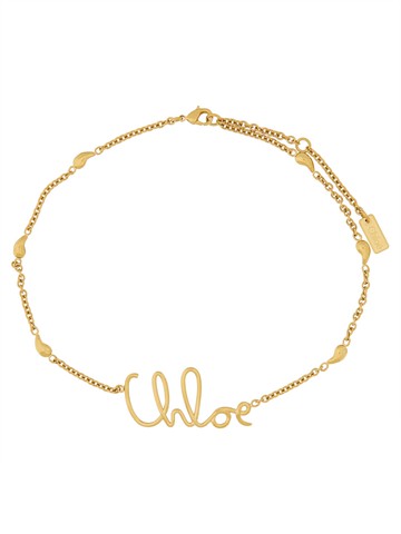 chloé logo necklace