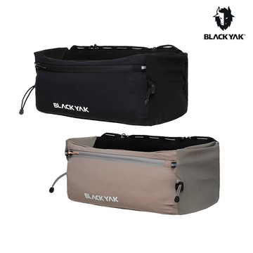 【BLACKYAK】TRAIL RUN越野跑腰包(灰褐色/黑色)-多口袋 大容量 腰包 越野跑包|BYFB1NAW03