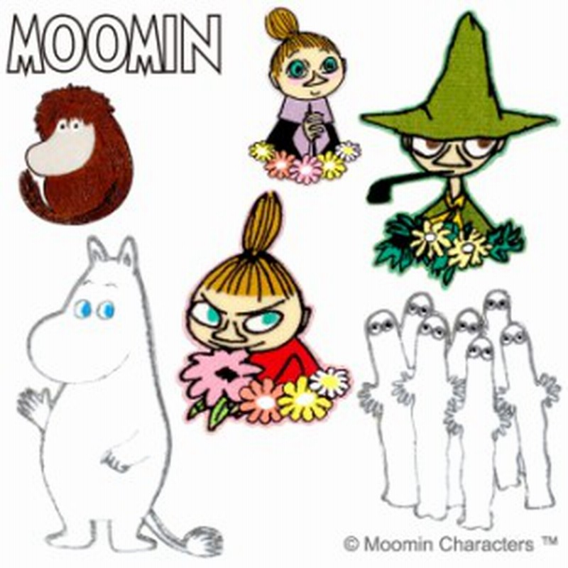 ワッペン Moomin ムーミン Bigワッペン 大 アイロン シール かわいい 刺繍 キャラクター マーク プレゼント 服 通販 Lineポイント最大1 0 Get Lineショッピング