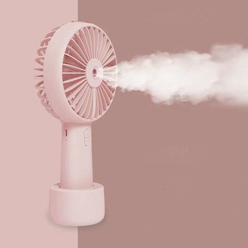 適用手持噴霧風扇usb製冷迷你便攜式宿舍水冷噴水冷風桌面小