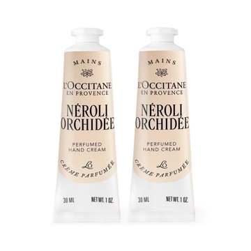 L’OCCITANE 歐舒丹 橙花蘭花護手霜(30ml)X2-全新包裝-專櫃公司貨