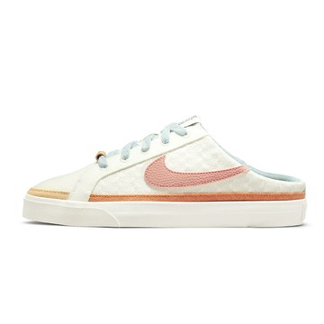 Nike Court Legacy Mule 米白粉 穆勒鞋 懶人鞋 女款 DV1741-181 [台灣現貨]