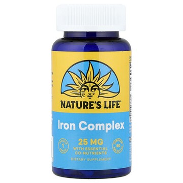 Nature's Life, 鐵複合物，50 粒膠囊