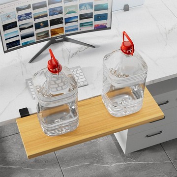 桌面延長板一字隔板可折疊桌面延伸板桌面加長加寬鍵盤托手托板