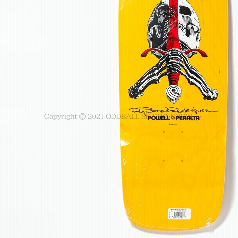 POWELL PERALTA 10インチ Ray Rodriguez Skull & Sword YELLOW