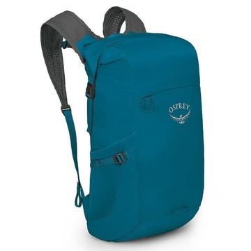 OSPREY UL Dry Stuff Pack 20 極輕量可折疊背包20L.雙肩後背包.隨身休閒背包/防水密封接縫.卷頂封口_海濱藍 Q