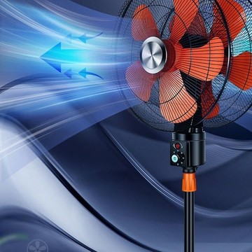 大風扇 電風扇 雙頭風扇 工業風扇 靜音風扇 免運 開立發票 雙頭風扇360度旋轉搖頭商用大排檔飯店落地扇強力工業電風扇雙面