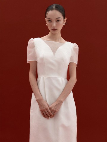 Princess Balloon Dress_White