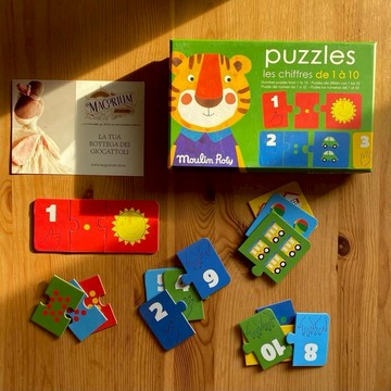 【OOYII吾憶】Moulin Roty 數字拼拼樂｜生日禮物、兒童禮物、聖誕禮物｜