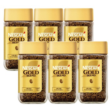 雀巢金牌咖啡罐裝(80g/罐)x6罐